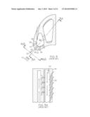 TURBINE BLADE AIRFOILS INCLUDING SHOWERHEAD FILM COOLING SYSTEMS, AND     METHODS FOR FORMING AN IMPROVED SHOWERHEAD FILM COOLED AIRFOIL OF A     TURBINE BLADE diagram and image