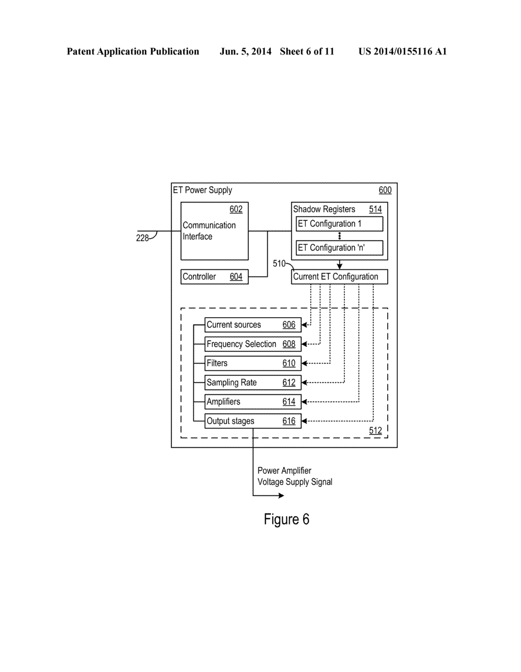 Dynamic Operating Bandwidth Configuration for an Envelope Tracker - diagram, schematic, and image 07