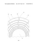 KEY PULLEY SEGMENT FEATURES, SEGMENT STACK CONFIGURATION, AND CAM AND     ROLLER DESIGN AND ACTUATION IN A SYNCHRONIZED SEGMENTALLY INTERCHANGING     PULLEY TRANSMISSION SYSTEM diagram and image