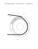 KEY PULLEY SEGMENT FEATURES, SEGMENT STACK CONFIGURATION, AND CAM AND     ROLLER DESIGN AND ACTUATION IN A SYNCHRONIZED SEGMENTALLY INTERCHANGING     PULLEY TRANSMISSION SYSTEM diagram and image