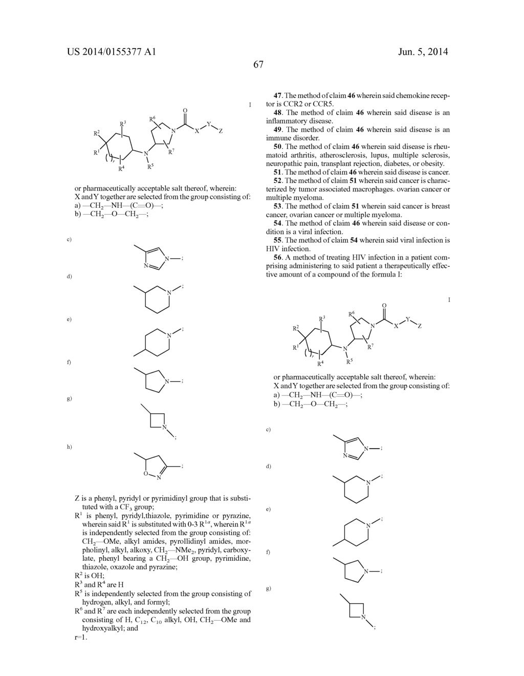 3-CYCLOALKYLAMINOPYRROLIDINE DERIVATIVES AS MODULATORS OF CHEMOKINE     RECEPTORS - diagram, schematic, and image 68