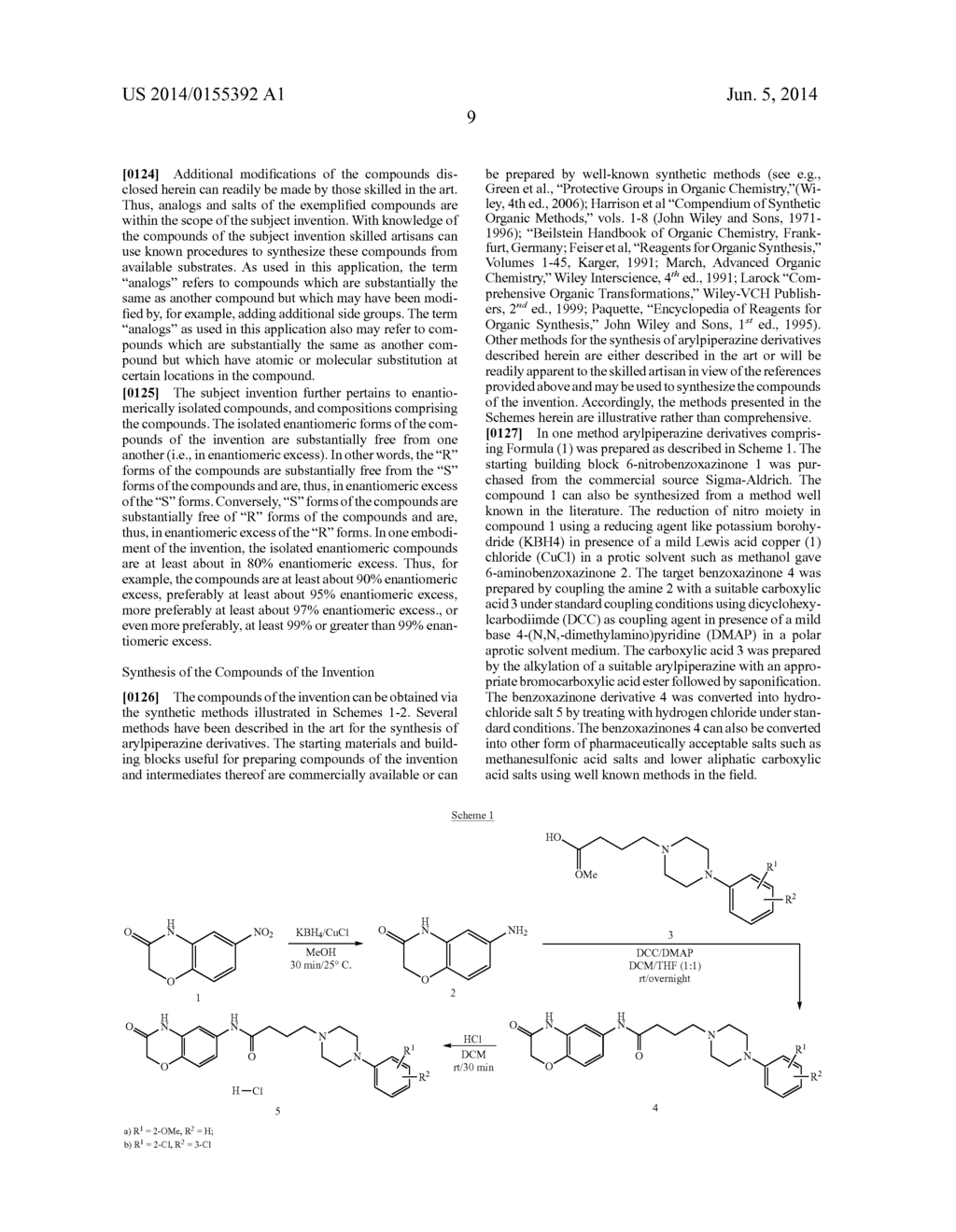 METHODS OF UTILIZING ARYLPIPERAZINE DERIVATIVES - diagram, schematic, and image 10