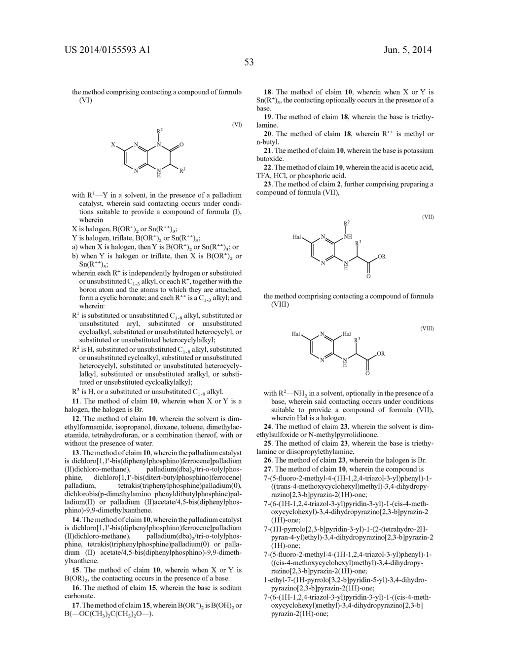 METHODS OF SYNTHESIS AND PURIFICATION OF HETEROARYL COMPOUNDS - diagram, schematic, and image 54