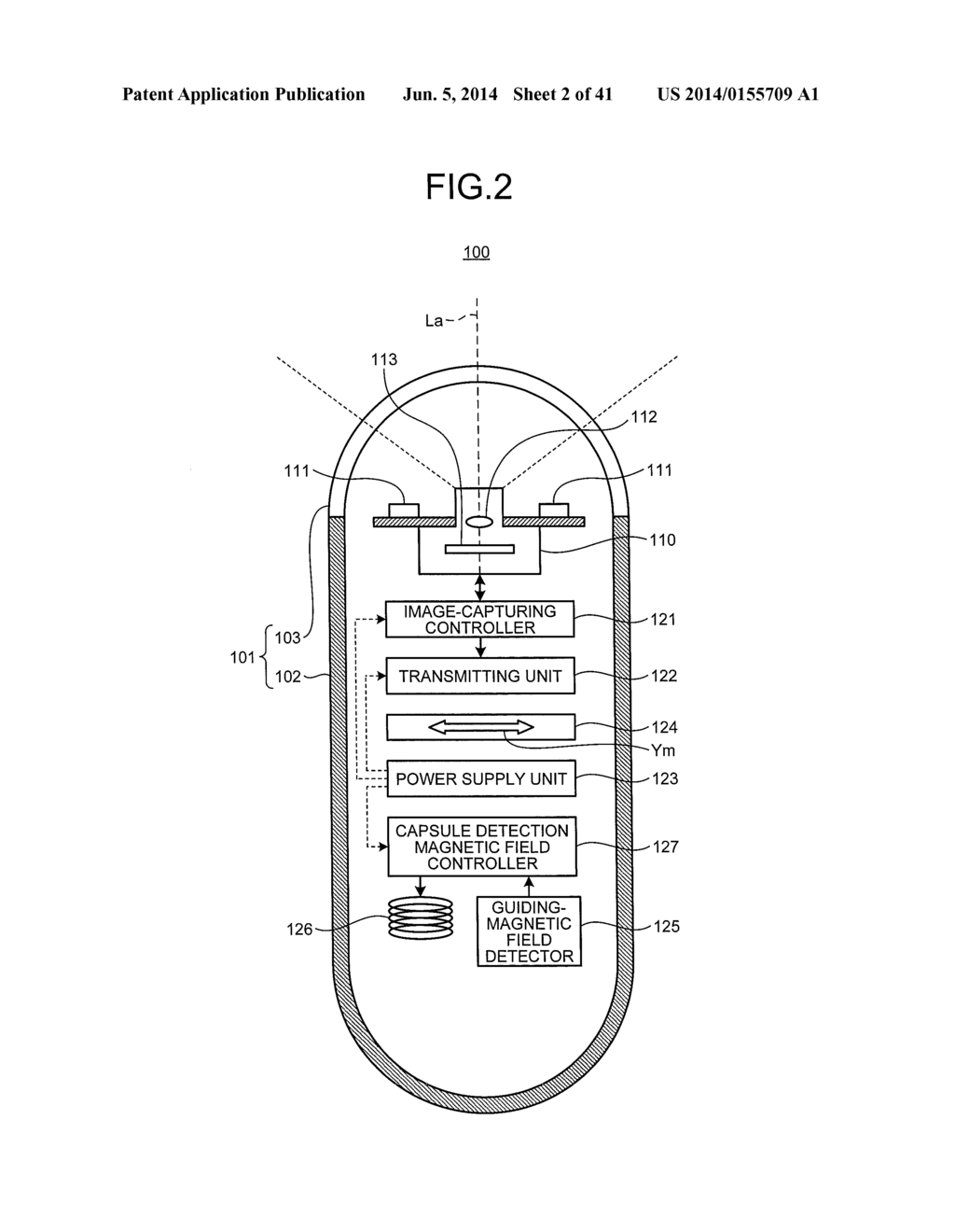 CAPSULE MEDICAL DEVICE AND MEDICAL SYSTEM - diagram, schematic, and image 03