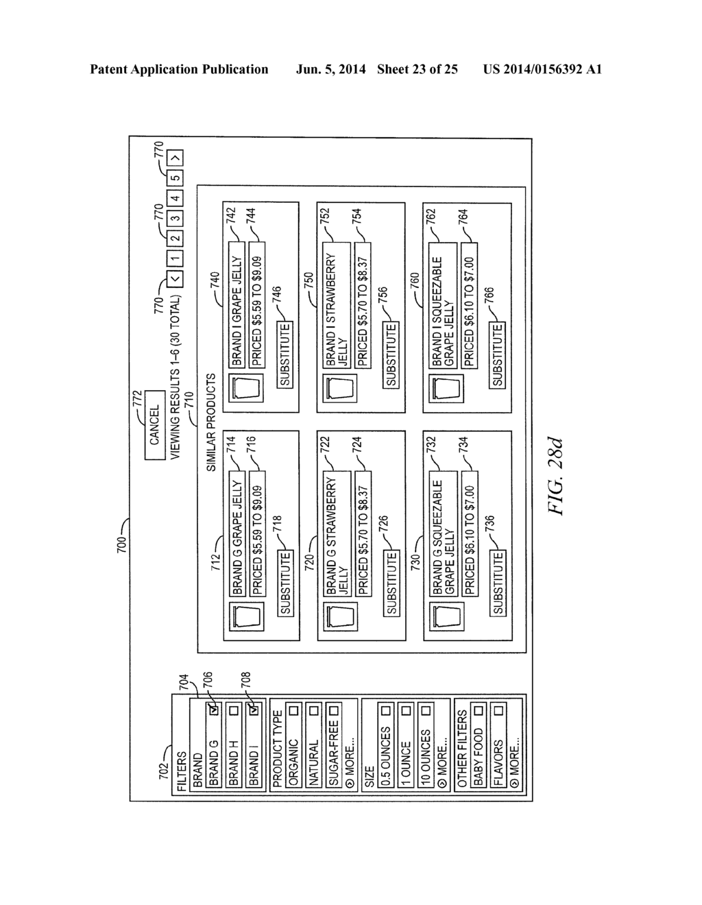 Commerce System and Method of Controlling the Commerce System Using     Budgets for Personalized Shopping Lists - diagram, schematic, and image 24