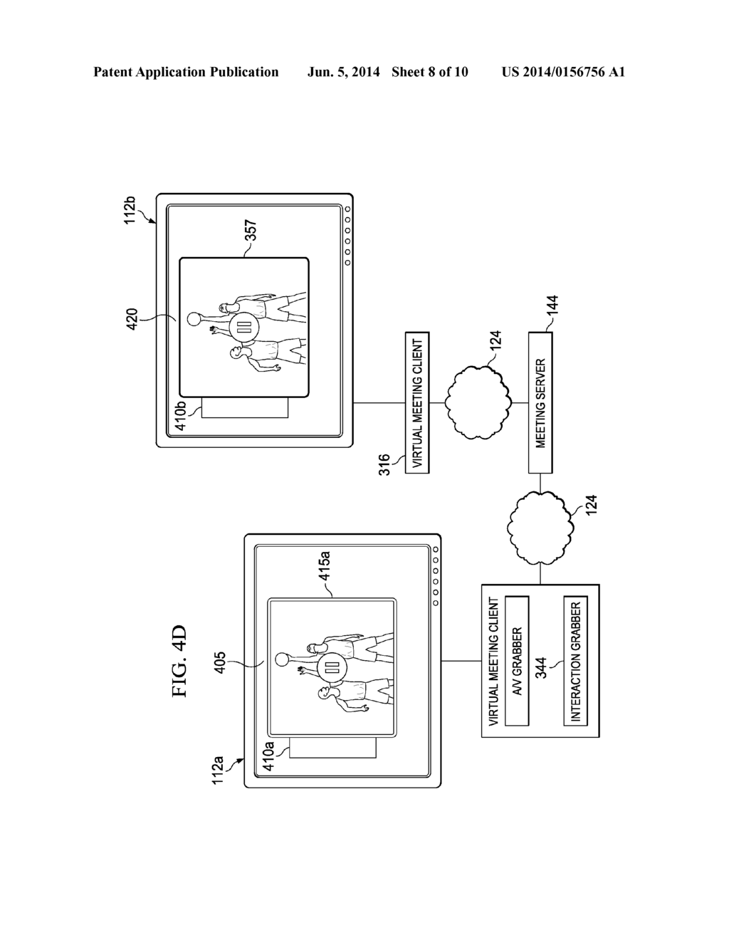 Virtual Meeting Video Sharing - diagram, schematic, and image 09