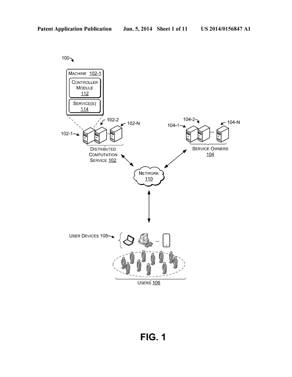 Service Allocation in a Distributed Computing Platform - diagram, schematic, and image 02