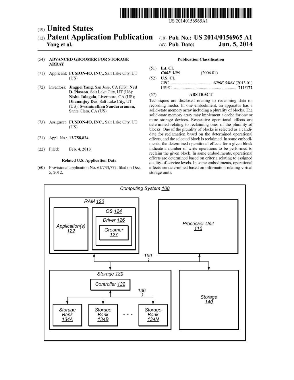 ADVANCED GROOMER FOR STORAGE ARRAY - diagram, schematic, and image 01