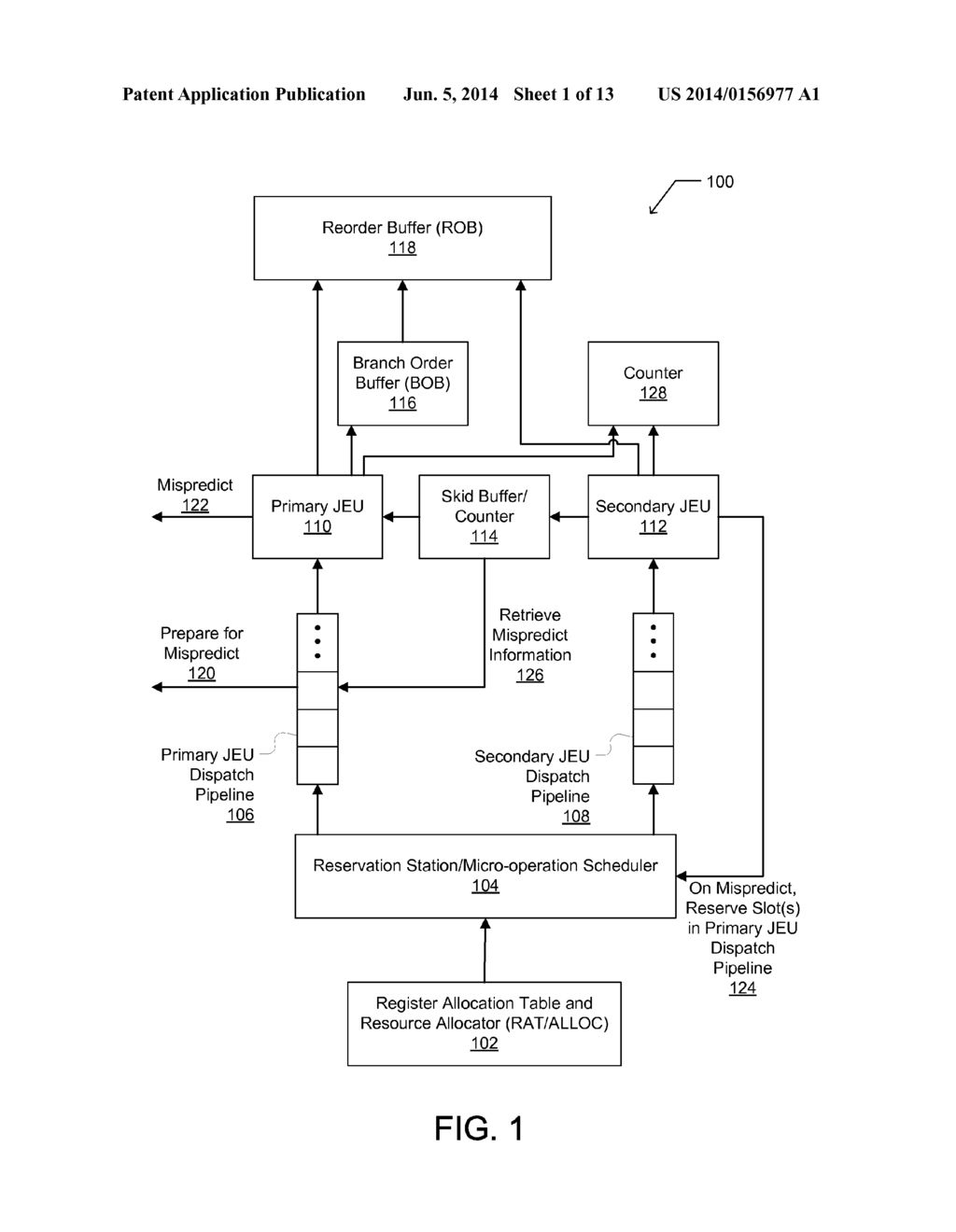 ENABLING AND DISABLING A SECOND JUMP EXECUTION UNIT FOR BRANCH     MISPREDICTION - diagram, schematic, and image 02