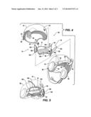 Helmet with Ballistic Nape Protector diagram and image