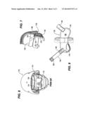 Helmet with Ballistic Nape Protector diagram and image