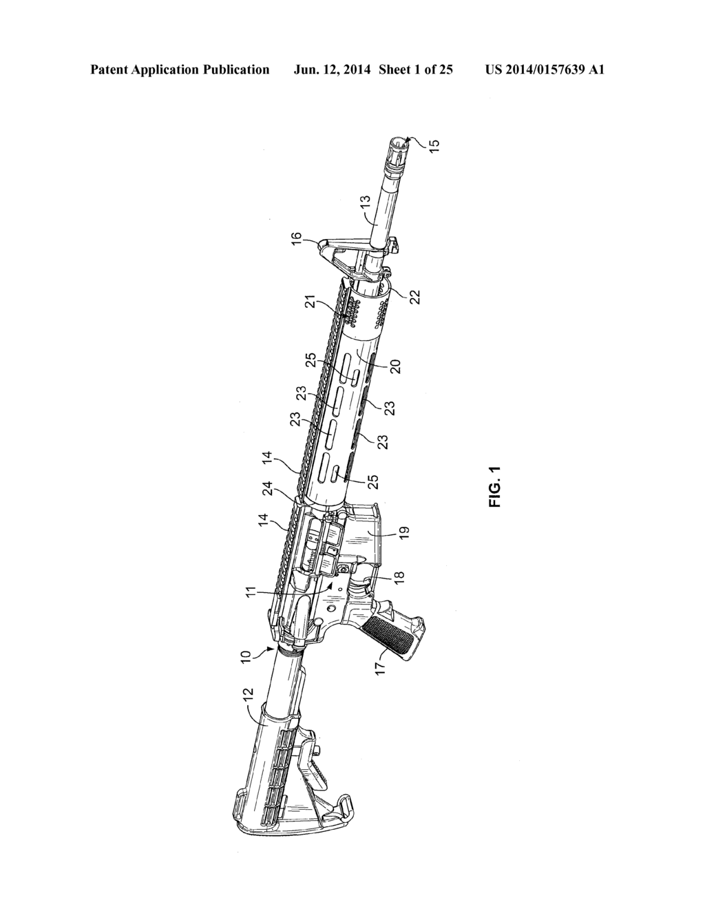 Handguard For Firearm - diagram, schematic, and image 02