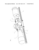 TELESCOPIC SIGHT MOUNT WITH ADJUSTABLE FORWARD TILT diagram and image