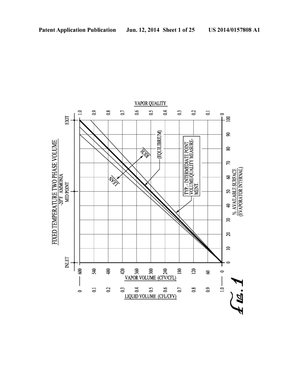 REFRIGERATION SYSTEM CONTROLLED BY REFRIGERANT QUALITY WITHIN EVAPORATOR - diagram, schematic, and image 02