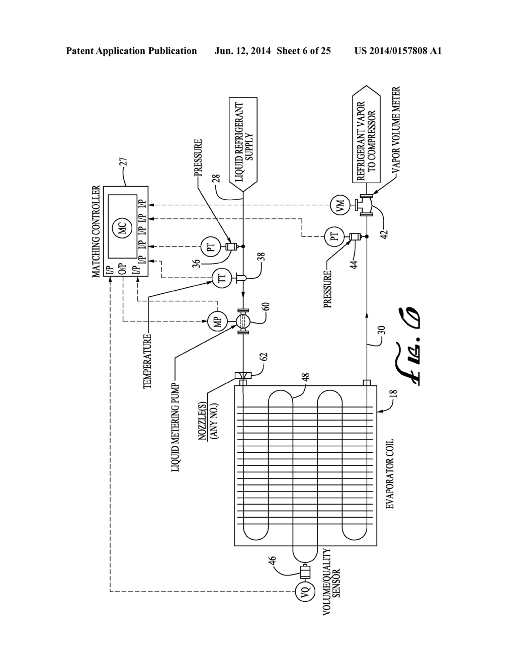 REFRIGERATION SYSTEM CONTROLLED BY REFRIGERANT QUALITY WITHIN EVAPORATOR - diagram, schematic, and image 07