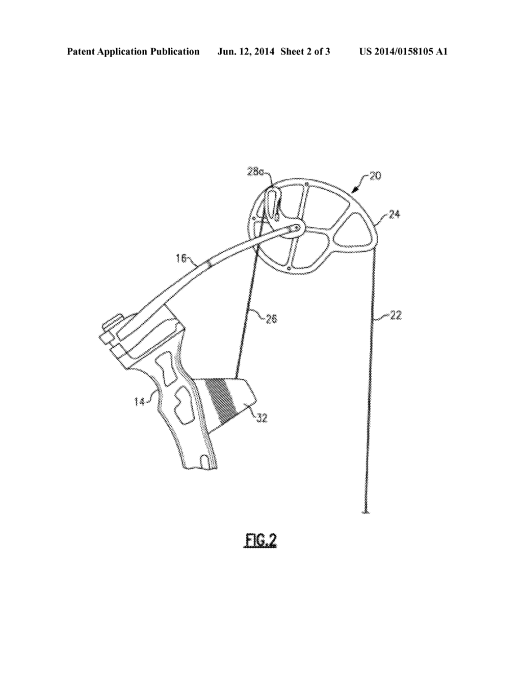 BOWSTRING CAM ARRANGEMENT FOR COMPOUND LONG BOW OR CROSSBOW - diagram, schematic, and image 03