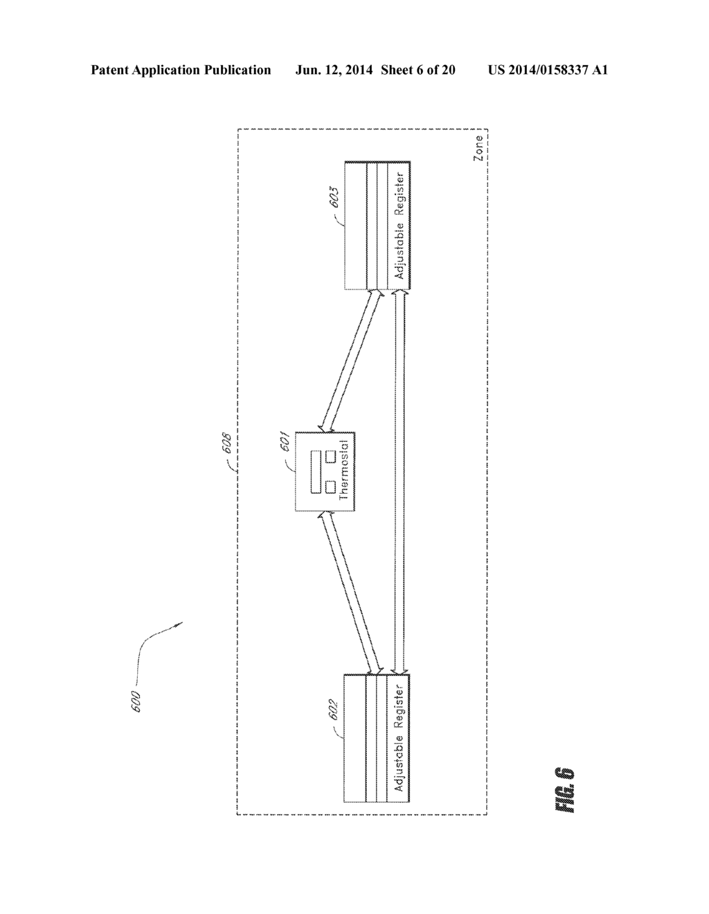 OCCUPANCY-BASED WIRELESS CONTROL OF MULTIPLE ENVIRONMENTAL ZONES VIA A     CENTRAL CONTROLLER - diagram, schematic, and image 07