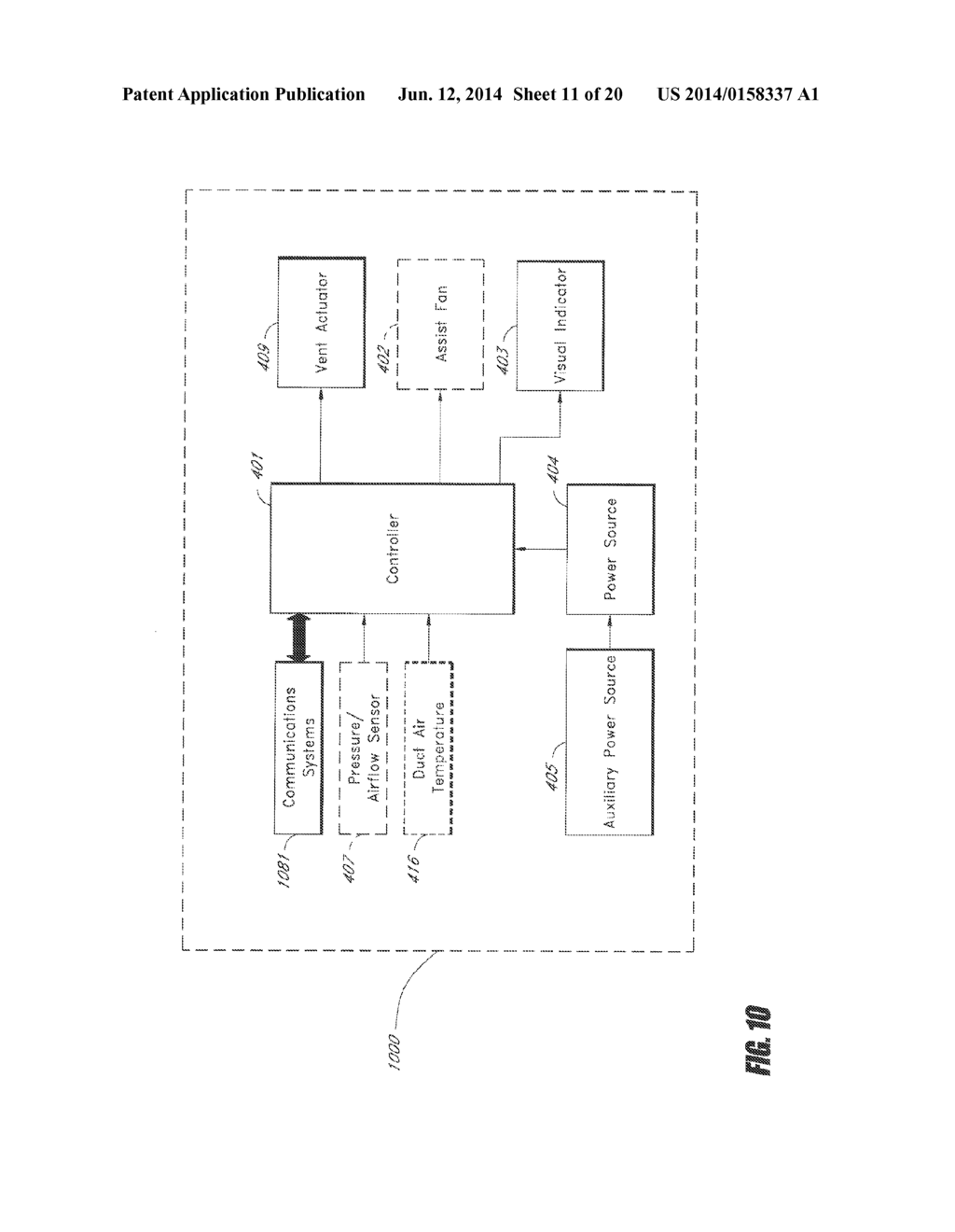 OCCUPANCY-BASED WIRELESS CONTROL OF MULTIPLE ENVIRONMENTAL ZONES VIA A     CENTRAL CONTROLLER - diagram, schematic, and image 12