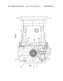 WORK VEHICLE WITH ENGINE MOUNTED REARWARDLY diagram and image