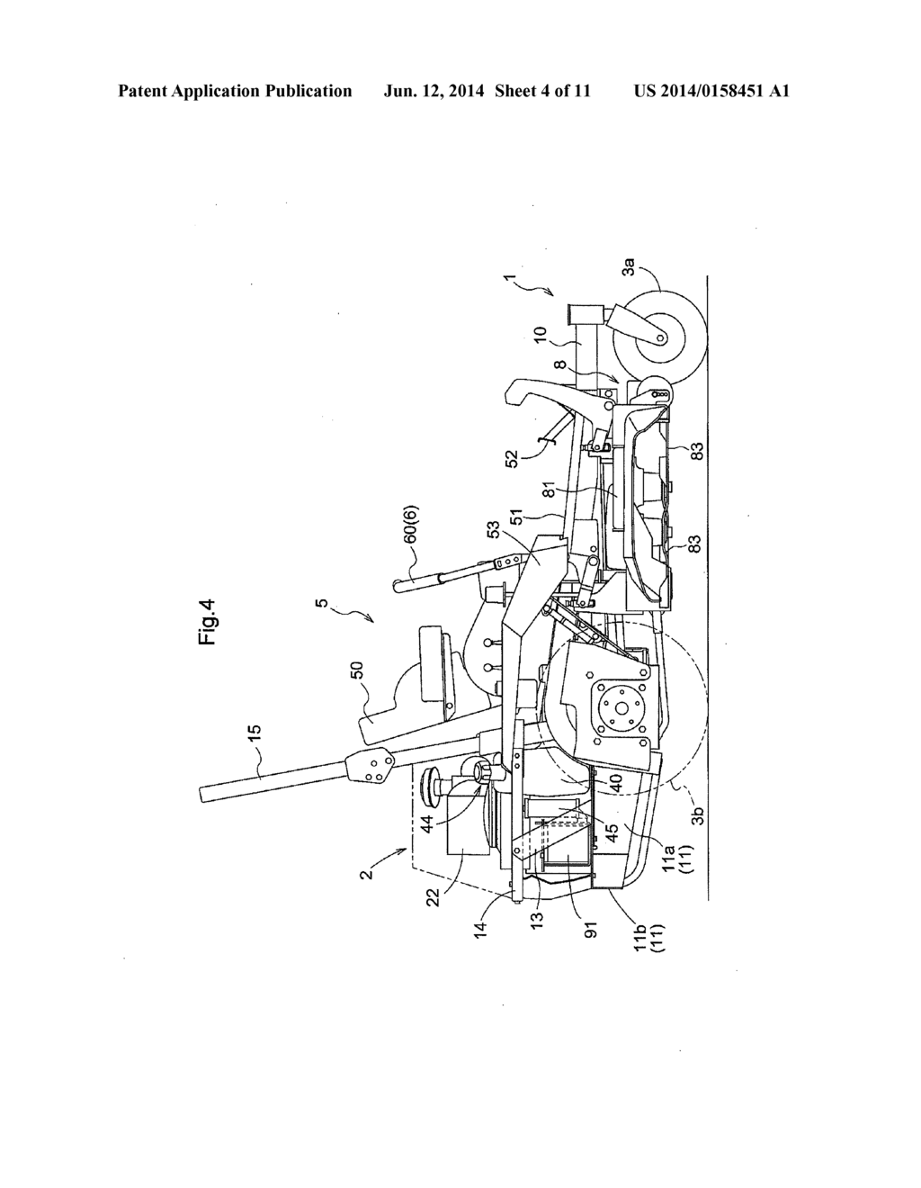 WORK VEHICLE WITH ENGINE MOUNTED REARWARDLY - diagram, schematic, and image 05