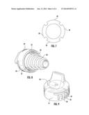 DRINK THROUGH SPOUT CAP SYSTEM FOR COMMON BEVERAGE BOTTLES diagram and image