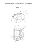 FISHING REEL HAVING RELIABILITY IN OPENING SIDE COVER diagram and image