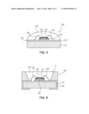 WAVELENGTH-CONVERTING LIGHT EMITTING DIODE (LED) CHIP AND LED DEVICE     EQUIPPED WITH CHIP diagram and image