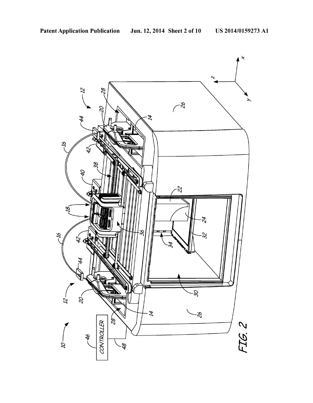 FILAMENT DRIVE MECHANISM FOR USE IN ADDITIVE MANUFACTURING SYSTEM - diagram, schematic, and image 03