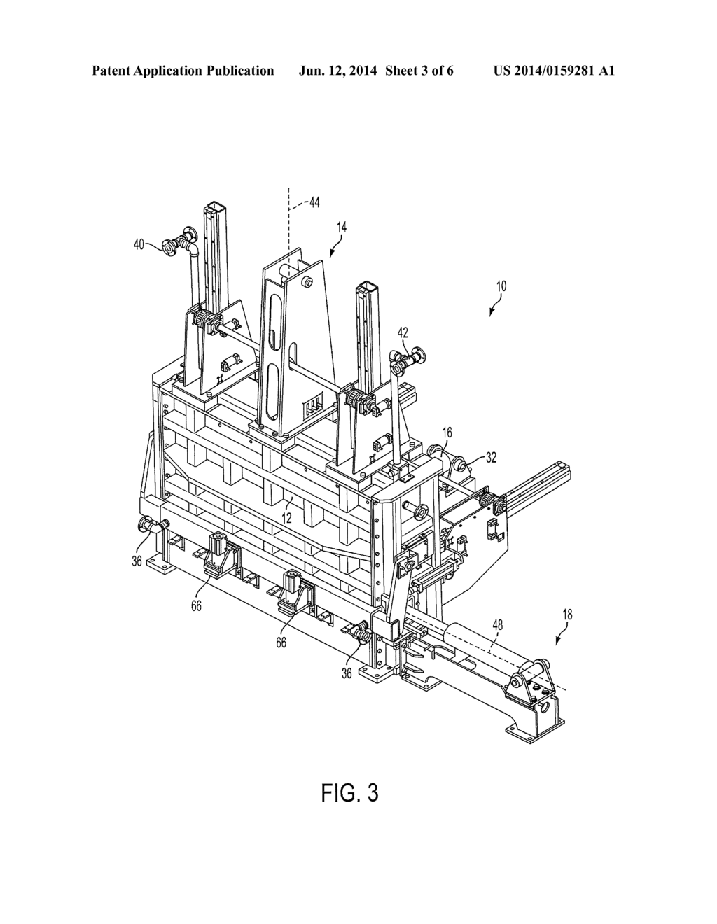 FORMATION PRESS FOR THREE-DIMENSIONAL PREFORM MANUFACTURE - diagram, schematic, and image 04