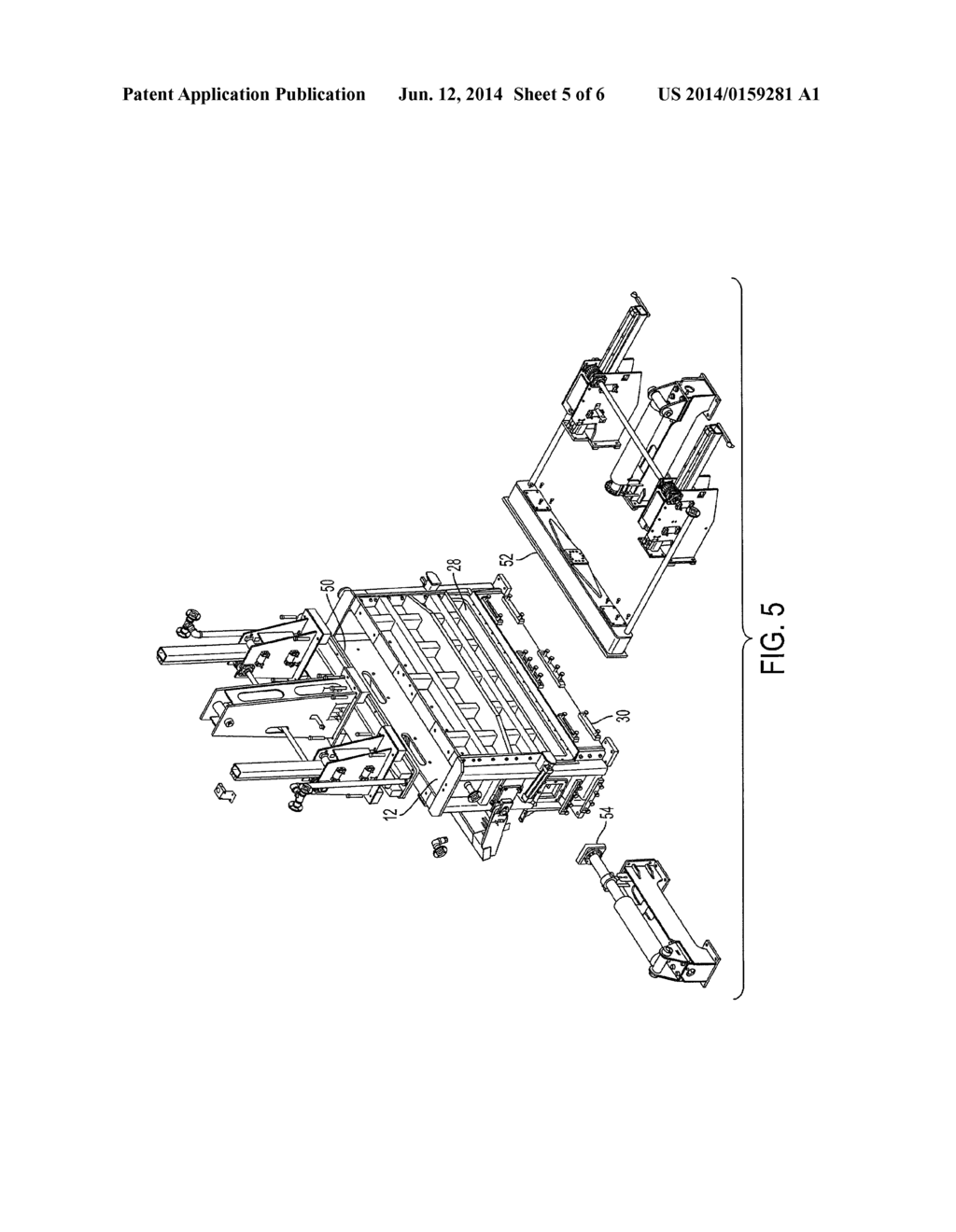 FORMATION PRESS FOR THREE-DIMENSIONAL PREFORM MANUFACTURE - diagram, schematic, and image 06