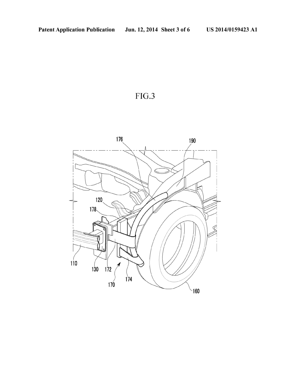 FRONTAL COLLISION IMPACT ABSORBING DEVICE FOR VEHICLE - diagram, schematic, and image 04