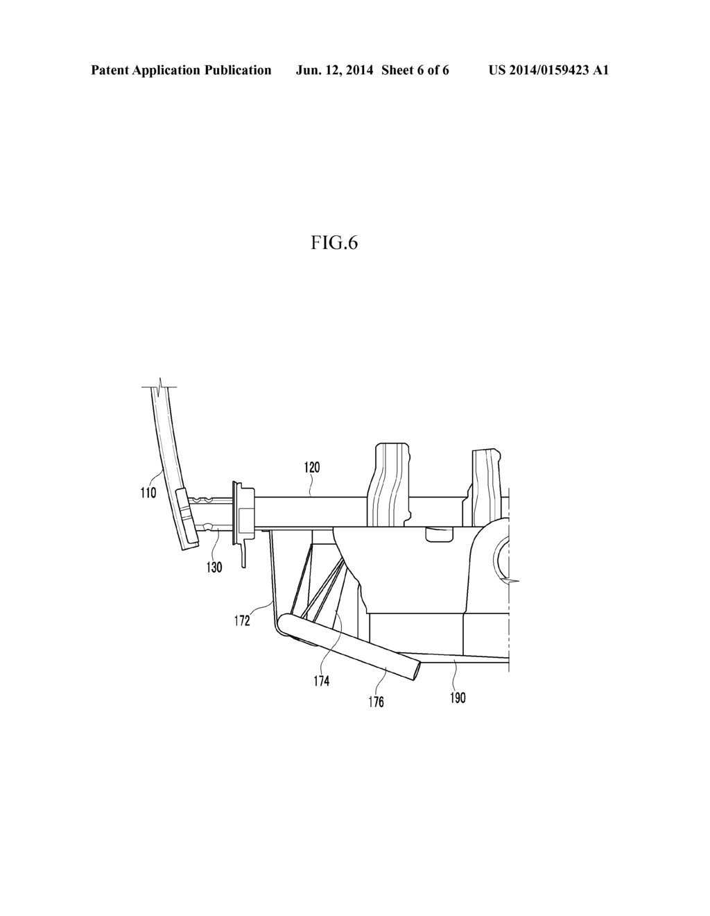 FRONTAL COLLISION IMPACT ABSORBING DEVICE FOR VEHICLE - diagram, schematic, and image 07