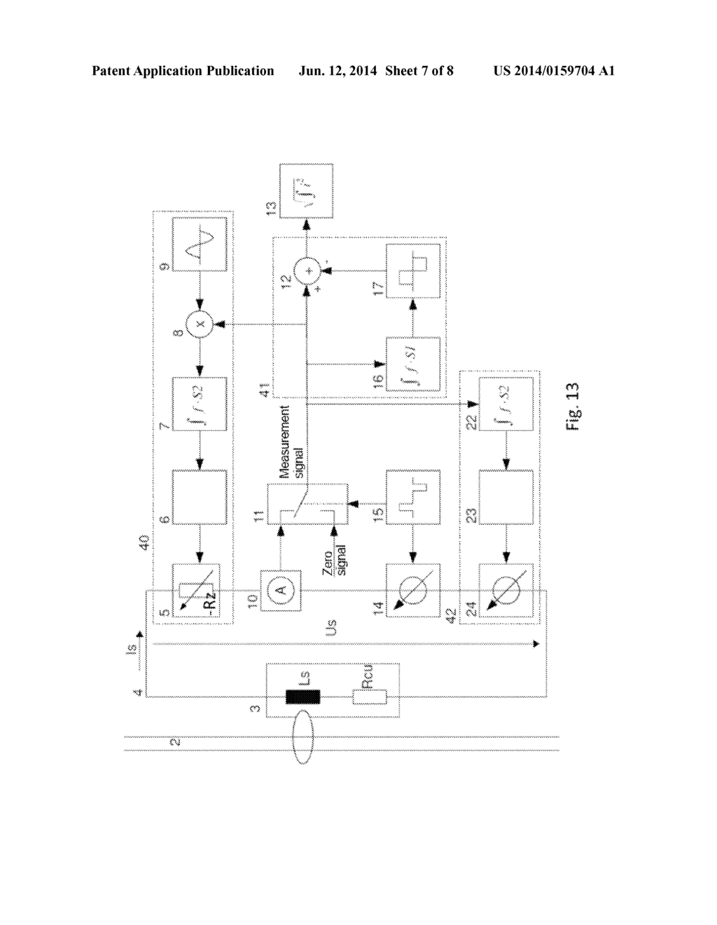 Method and Device for Measuring Electric Currents by Means of a Current     Transformer - diagram, schematic, and image 08