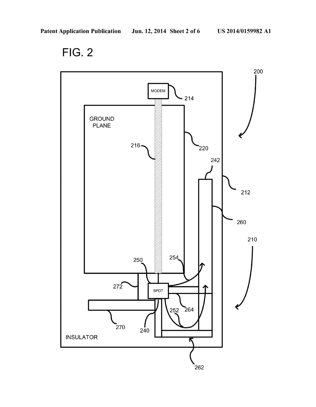 RECONFIGURABLE MONOPOLE ANTENNA FOR WIRELESS COMMUNICATIONS - diagram, schematic, and image 03