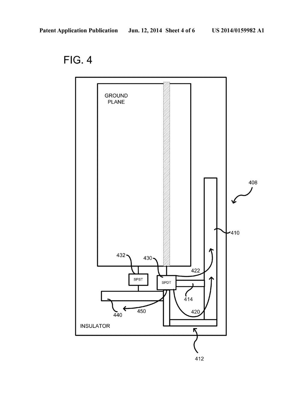 RECONFIGURABLE MONOPOLE ANTENNA FOR WIRELESS COMMUNICATIONS - diagram, schematic, and image 05