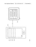 MOBILE DEVICE, SYSTEM AND METHOD FOR CONTROLLING A HEADS-UP DISPLAY diagram and image