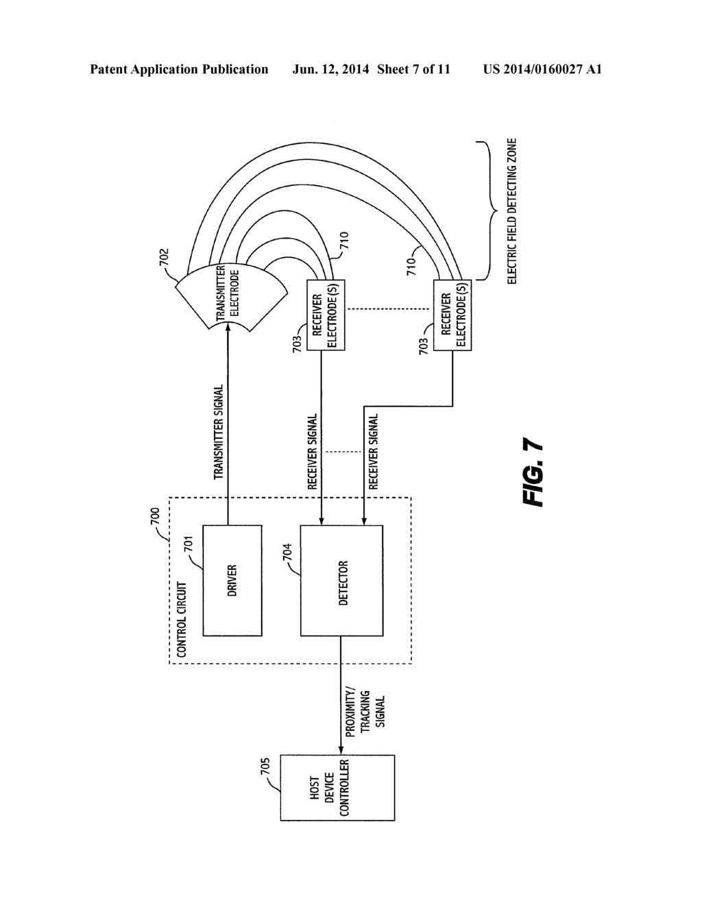 ELECTRODE ARRANGEMENT FOR A KEYBOARD PROXIMITY AND TRACKING SENSOR - diagram, schematic, and image 08