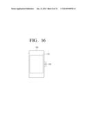 MOBILE DEVICE OF BANGLE TYPE, CONTROL METHOD THEREOF, AND UI DISPLAY     METHOD diagram and image