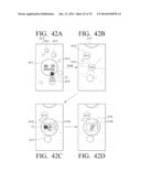 MOBILE DEVICE OF BANGLE TYPE, CONTROL METHOD THEREOF, AND UI DISPLAY     METHOD diagram and image