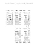 MOBILE DEVICE OF BANGLE TYPE, CONTROL METHOD THEREOF, AND UI DISPLAY     METHOD diagram and image