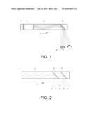 OPTICAL GUIDE FOR COLLIMATED IMAGES WITH OPTICAL BEAM DOUBLER, AND     ASSOCIATED OPTICAL DEVICE diagram and image