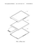 DISPLAY WITH IMPROVED BENDABLE COVER HAVING LIGHT TRANSMISSIVE AREA diagram and image