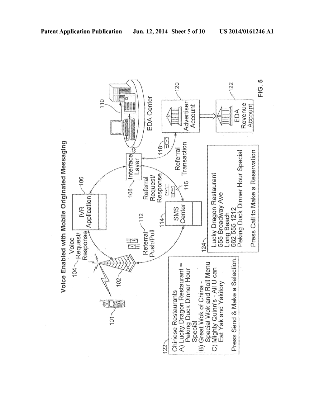 METHODS AND SYSTEMS FOR ENHANCED DIRECTORY ASSISTANCE USING WIRELESS     MESSAGING PROTOCOLS - diagram, schematic, and image 06