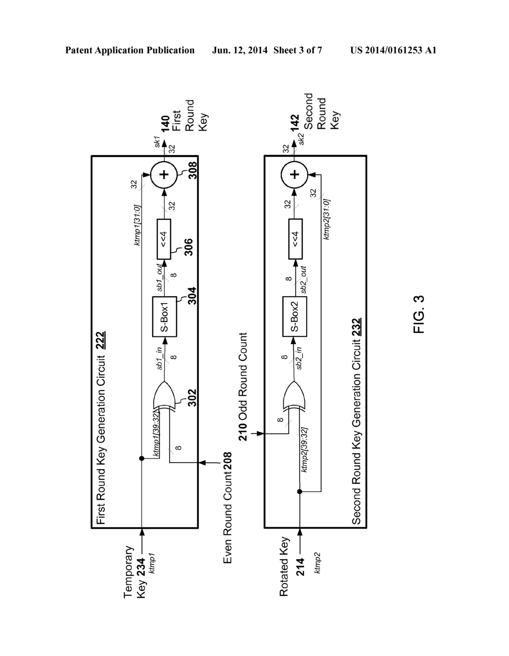 HIGH PERFORMANCE HARDWARE-BASED EXECUTION UNIT FOR PERFORMING C2 BLOCK     CIPHER ENCRYPTION/DECRYPTION - diagram, schematic, and image 04