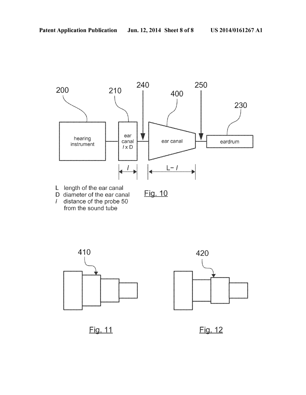 Method for Determining the Sound Pressure Level at the Eardrum of an     Occluded Ear - diagram, schematic, and image 09