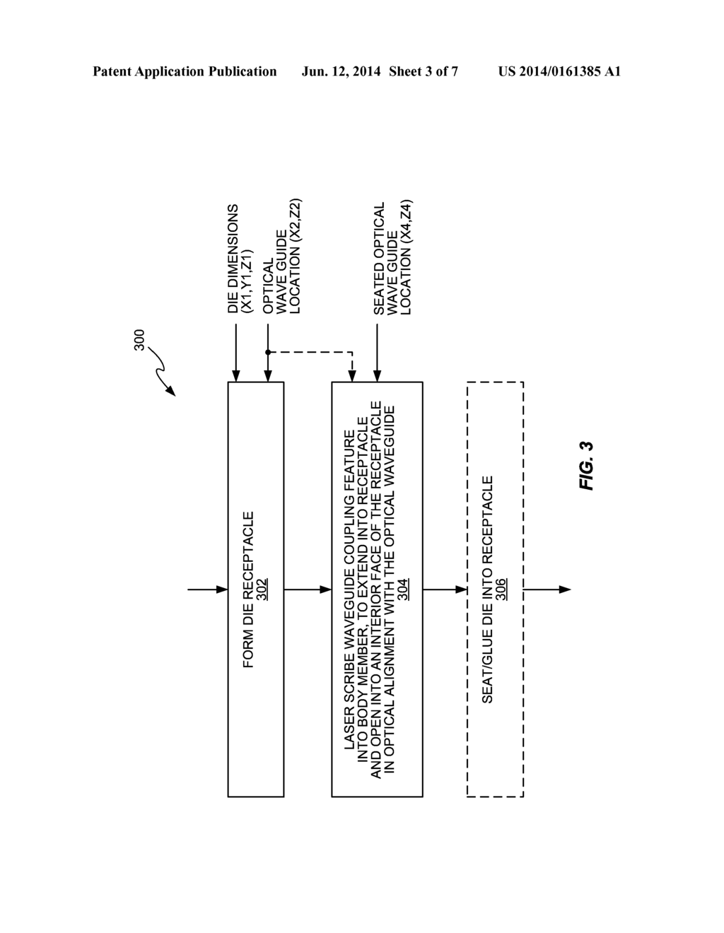 Method and Apparatus for Coupling to an Optical Waveguide in a Silicon     Photonics Die - diagram, schematic, and image 04