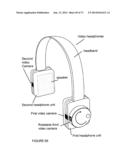 VIDEO HEADPHONES, SYSTEM, PLATFORM, METHODS, APPARATUSES AND MEDIA diagram and image