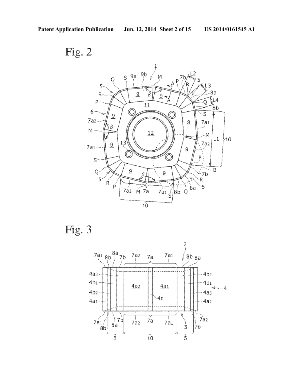 NEGATIVE CUTTING INSERT, AND INDEXABLE ROTARY CUTTING TOOL, INDEXABLE     ROTARY CUTTING TOOL SYSTEM AND CUTTING METHOD USING SUCH CUTTING INSERT - diagram, schematic, and image 03