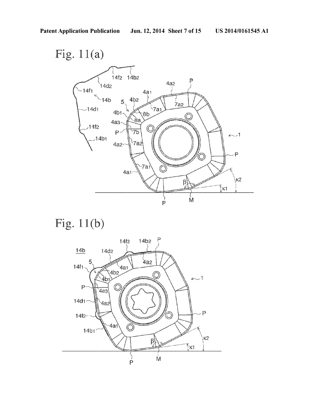 NEGATIVE CUTTING INSERT, AND INDEXABLE ROTARY CUTTING TOOL, INDEXABLE     ROTARY CUTTING TOOL SYSTEM AND CUTTING METHOD USING SUCH CUTTING INSERT - diagram, schematic, and image 08