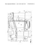 TURBINE COMPONENT HAVING COOLING PASSAGES WITH VARYING DIAMETER diagram and image